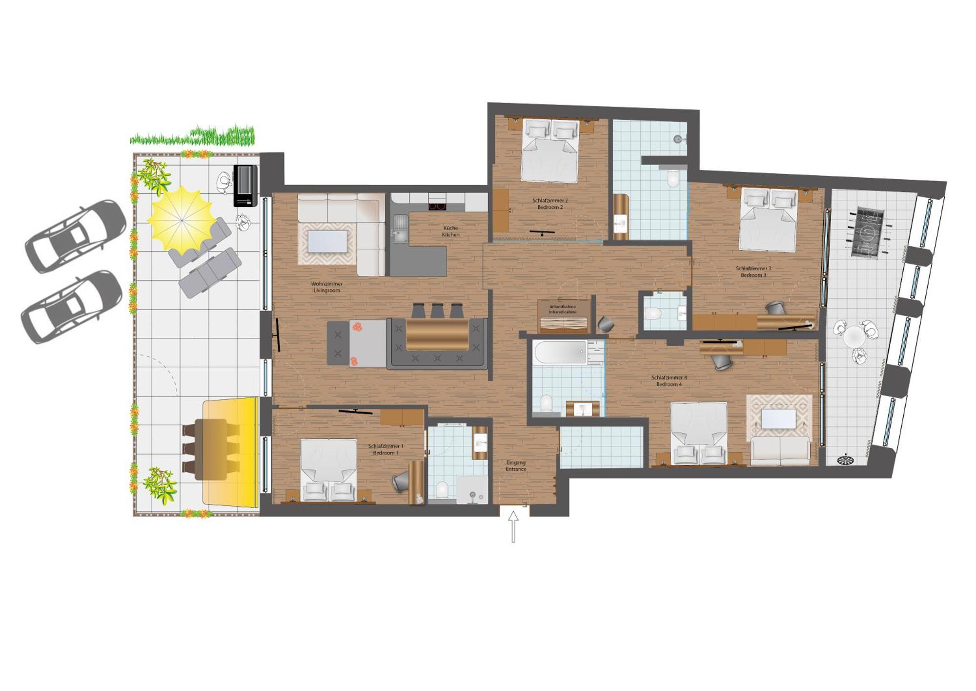 Apartmenthaus Goldeck Рід-ім-Оберіннталь Екстер'єр фото